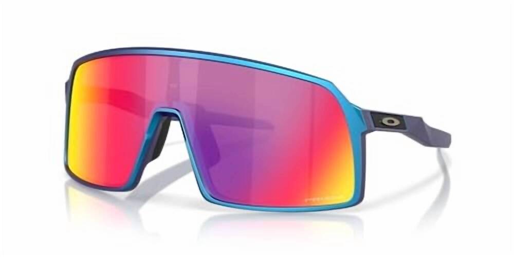 NEW OAKLEY unisex - sutro sunglasses in matte cyan/black colorshift prizm road